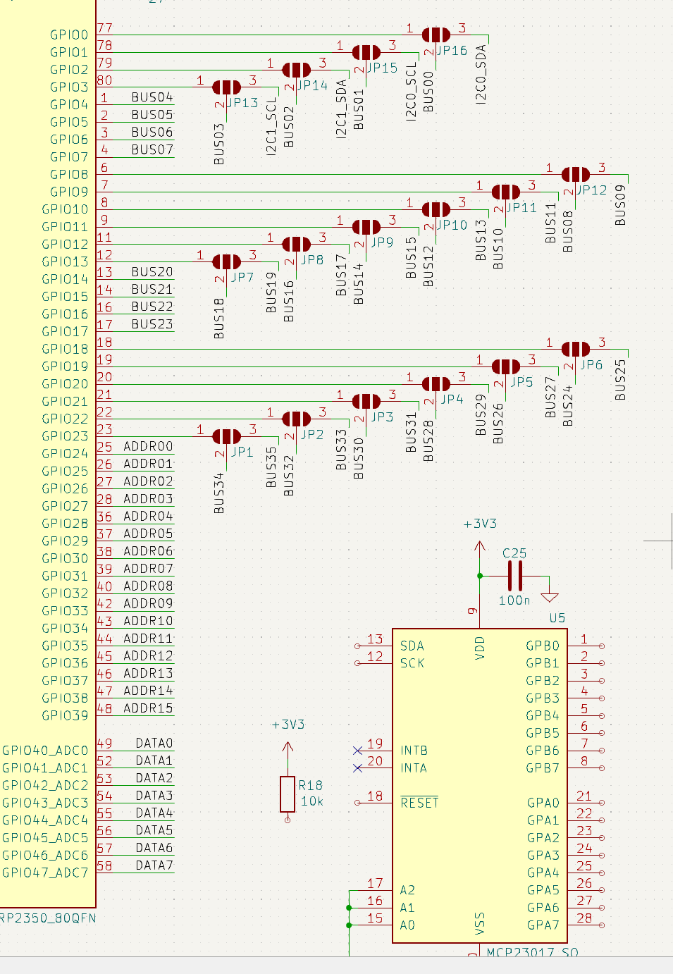 gpio jumpers schematic